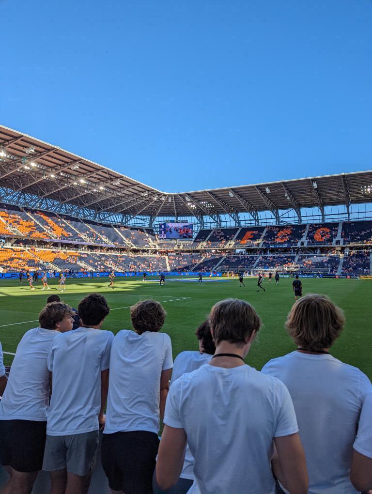 tobyvarland's tweet photo. Last night FC Cincinnati honored @WyomingMSoccer for their State Championship triumph in 2021. Along with the thrilling match on the pitch, it was great setting this experience up for the players and the Wyoming community I grew up in. Congrats!

@RyanDerge @WyomingSports https://t.co/PlCc1HIGoW