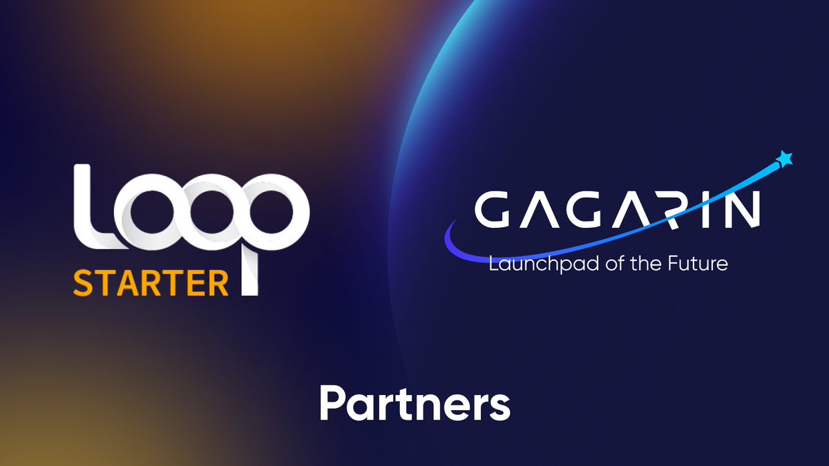 GAGARIN Launchpad (@gagarin_world) on Twitter photo <a href="/GAGARIN_World/">GAGARIN Launchpad</a> is announcing a new #partner - <a href="/loopstarter/">LOOPStarter</a>!
#LOOPStarter is an integrated ecosystem that introduces an all-in-one solution to launch and manage decentralized finances.
๐This partnership is a good opportunity to achieve goals for both of our projects! <a href="/GAGARIN_World/">GAGARIN Launchpad</a> is announcing a new #partner - <a href="/loopstarter/">LOOPStarter</a>!
#LOOPStarter is an integrated ecosystem that introduces an all-in-one solution to launch and manage decentralized finances.
๐This partnership is a good opportunity to achieve goals for both of our projects!