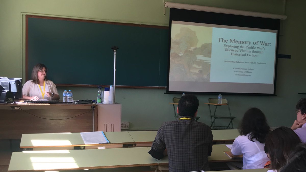 asyrasinfo's tweet photo. Cristina Naranjo Lobato continues presenting “The Memory of War: Exploring the Pacific War’s Silenced Victims through Historical Fiction” #ASYRAS2022 https://t.co/7E7w37JzxA