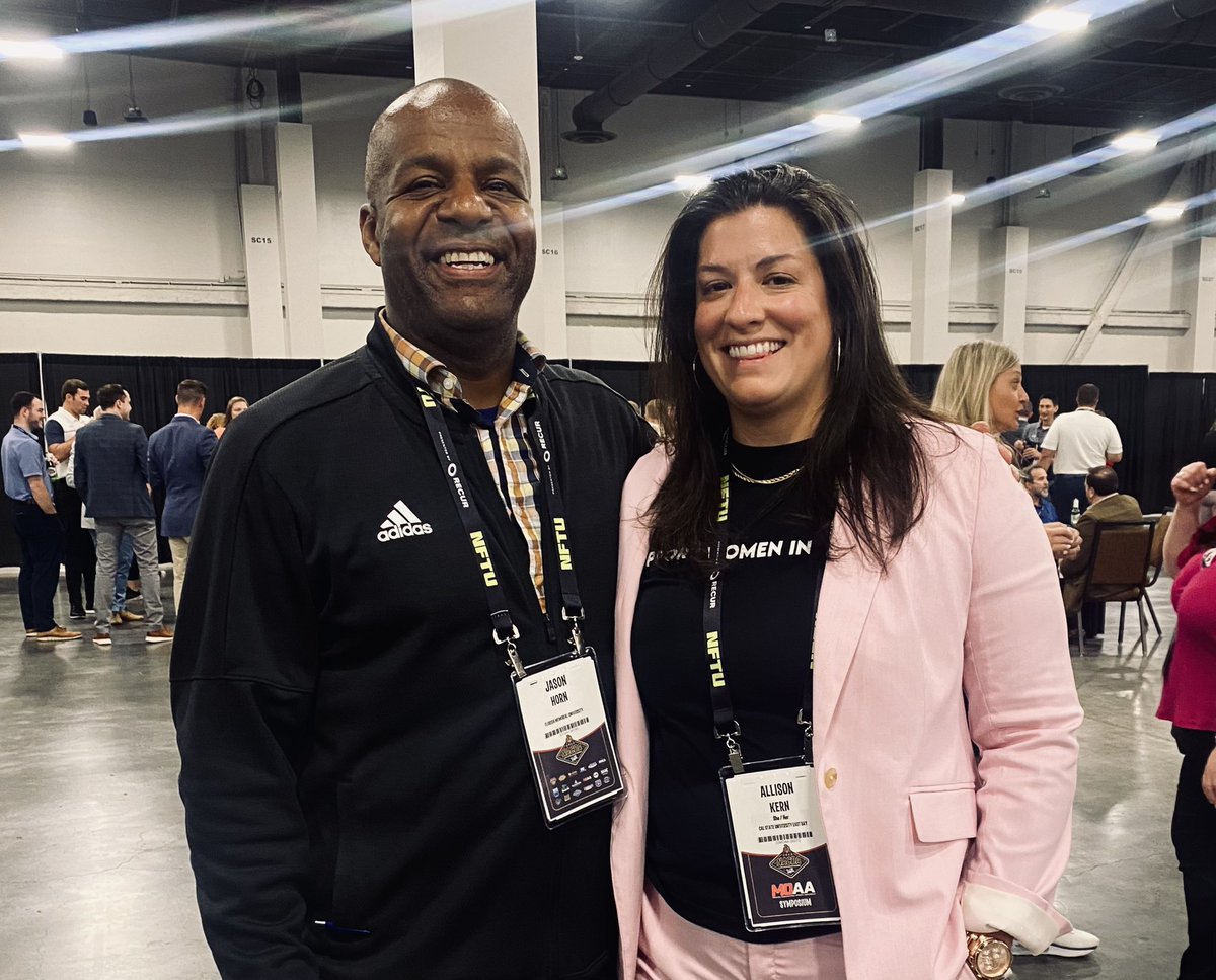 Back in person at #NACDA22, got to see some of my favorite people @JHornFMU