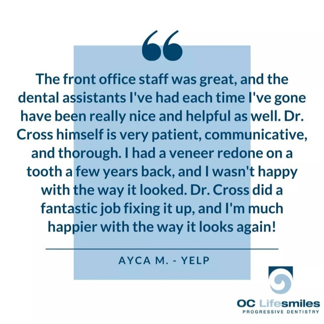 OCLIFESMILES's tweet photo. Don't take our word for it. Take Ayca's!

#oralhealth #oclifesmiles #DrCross #newportbeach #coronadelmar #newportcoast #costamesa #orangecounty #cosmeticdentistry https://t.co/bdLSKilqV3