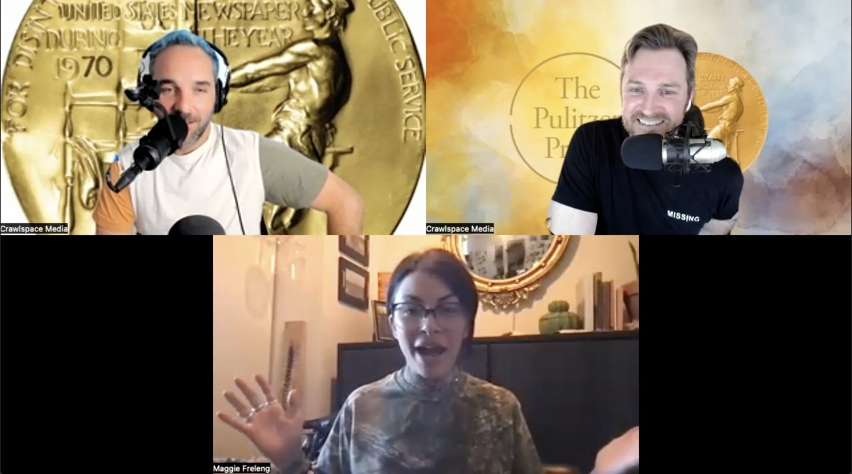 MissingCSM's tweet image. We speak with Pulitzer winner @maggiefreleng in our latest episode! We discuss her work with @WrongConviction and much more!

Apple: podcasts.apple.com/us/podcast/303…

Spotify: open.spotify.com/episode/4mbhl4…

#podcast #podcasts #truecrimepodcast #truecrimepodcasts #pulitzerprize