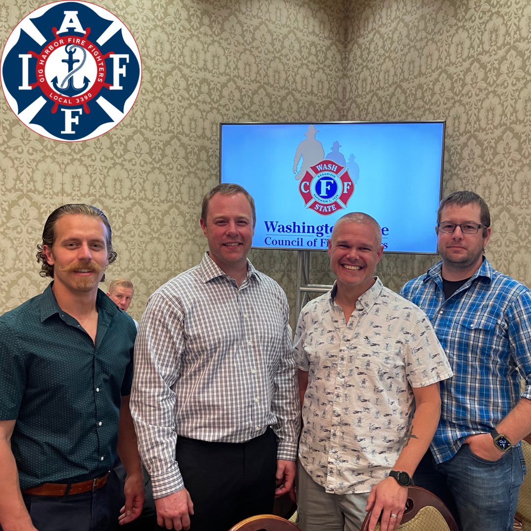 GHfirefighters's tweet photo. Local 3390 delegates attending the WA State Council of Firefighters’ 83 Annual Convention in Walla Walla #wscff83 #wscff #iaff #gigharbor #local3390 https://t.co/g8vxUH6OdF