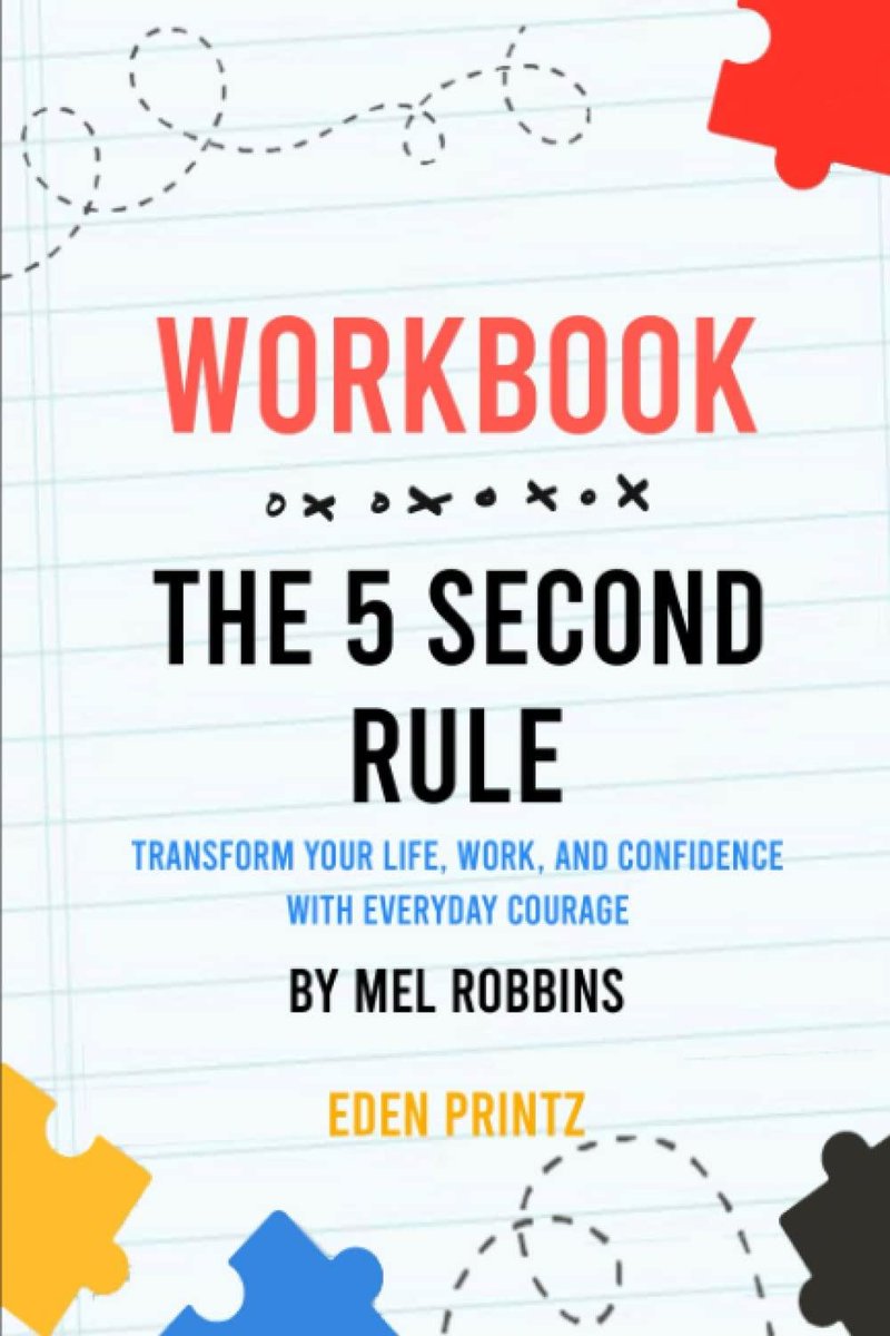 READ BOOKs Workbook The 5 Second Rule by Mel Robbins Transform your Life, / Twitter