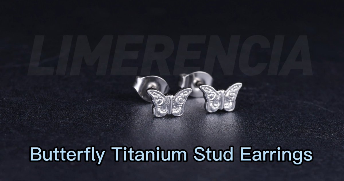 amz_limerencia's tweet image. Butterfly Titanium Ear Piercing Studs#titaniumjewelry #titanium #titaniumdesign #earr #earringstyle #fashionearring