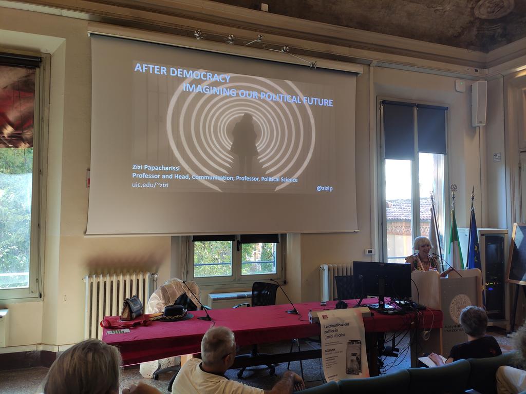 AnnaStanziano90's tweet photo. "Democracy in Crisis: Reimagigning our Civic Futures"
Very interesting speech by @zizip
#compol22 https://t.co/hIzhZ2vorq