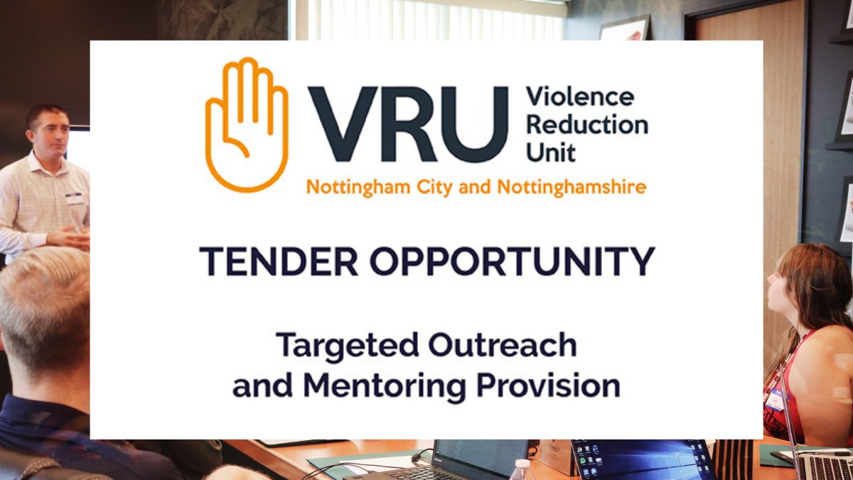 📢TENDER OPPORTUNITY! 📢 We will be commissioning services for targeted outreach and mentoring provision for youth in the city. If you are interested in this opportunity or you have any questions, head to nottsvru.co.uk/tender-opportu… Deadline:28th July 2022