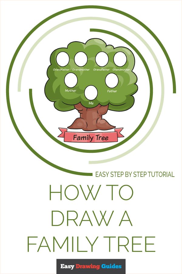 family tree drawing for kids