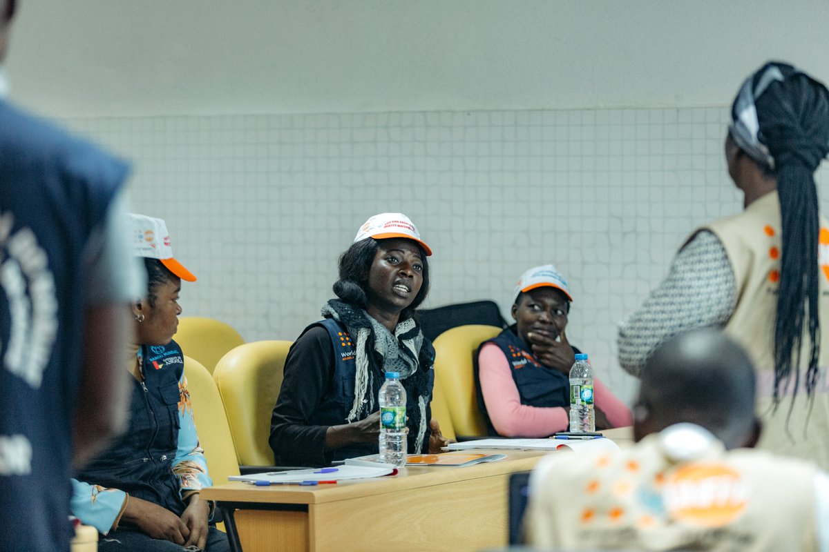 UNFPAAngola's tweet photo. Partnerships with NGOs are critical to advancing the #UNFPA mandate during emergencies. Belvina Vunge Miguel, social mobiliser, spoke during the training implemented with the #GovernmentofAngola and #WorldBank, in the use of the Kobo Collect tool with #WorldVisionInternational. https://t.co/gkieWy6WHe