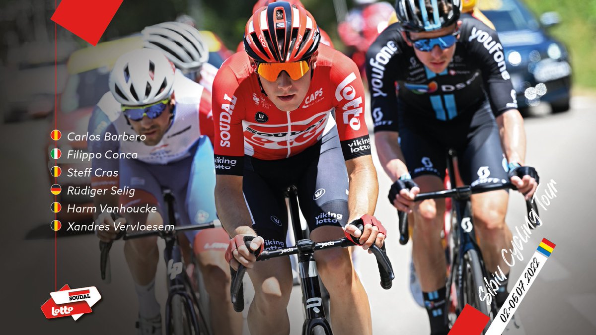 🇷🇴 LINE-UP #SibiuTour

Our six guys for the upcoming four days of racing at the <a href="/SibiuTourEN/">Sibiu Cycling Tour</a> 💪