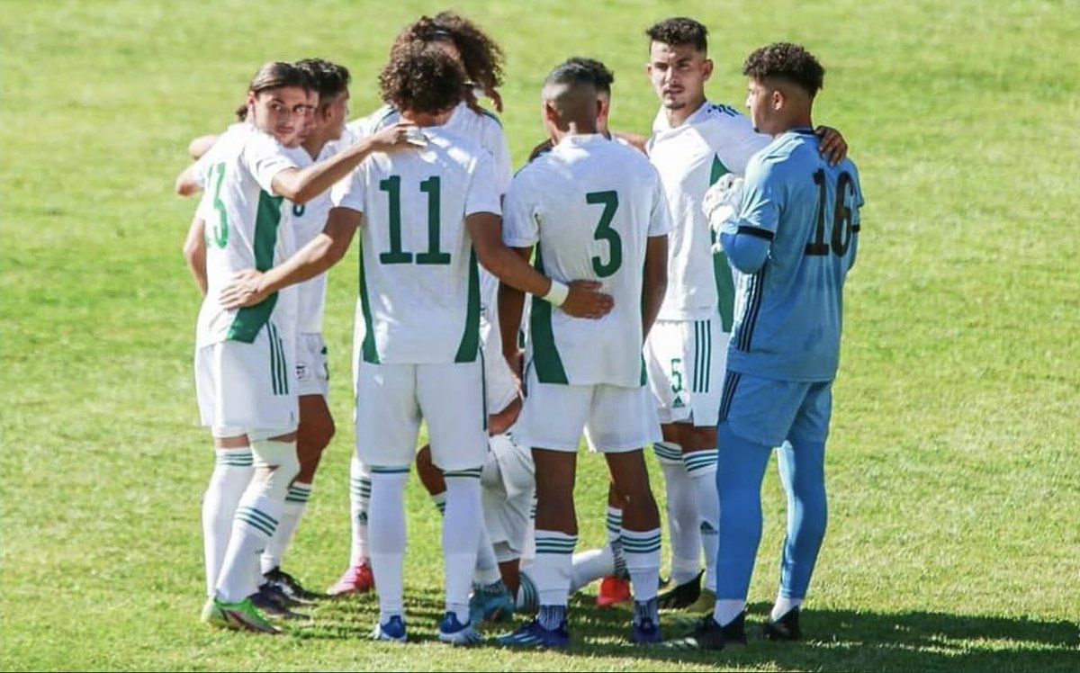 DZfoot's tweet photo. JM 2022/Football : Les verts éliminés après une amère défaite https://t.co/OLz39VZa12 #TeamDZ #ALGFRA #JMORAN2022 https://t.co/7jNZpXSbZT