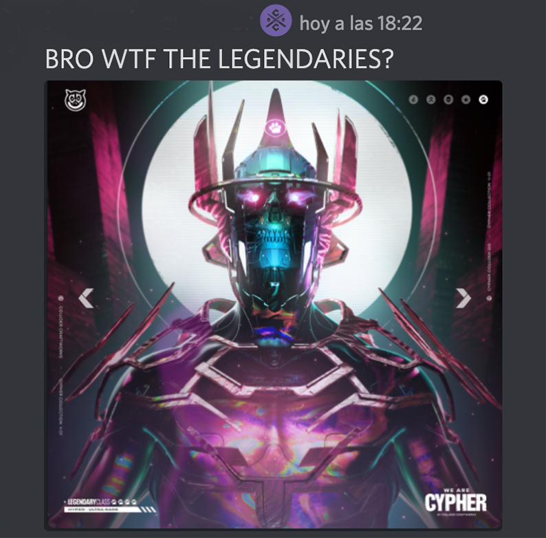 lu_margan's tweet photo. 1 cat out of the bag! 🔥 #LegendaryCypher 

Kudos to whomever got it! https://t.co/JAZn0G9X9O