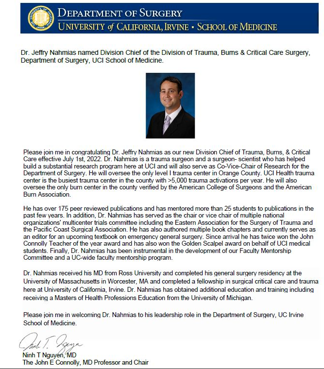 UC Irvine Surgery tweet media