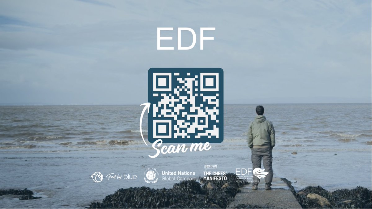 The imperative to design more sustainable ways of eating and harvesting from our oceans has never been more clear, as <a href="/EnvDefenseFund/">EDF</a>'s @eschwaab reminded us at our <a href="/FedbyBlue/">Fed by Blue</a> "Blueprint for the Future: Good Food for All" #unoc2022 dinner. Scan the <a href="/Wholechain/">Wholechain</a> QR to learn more.