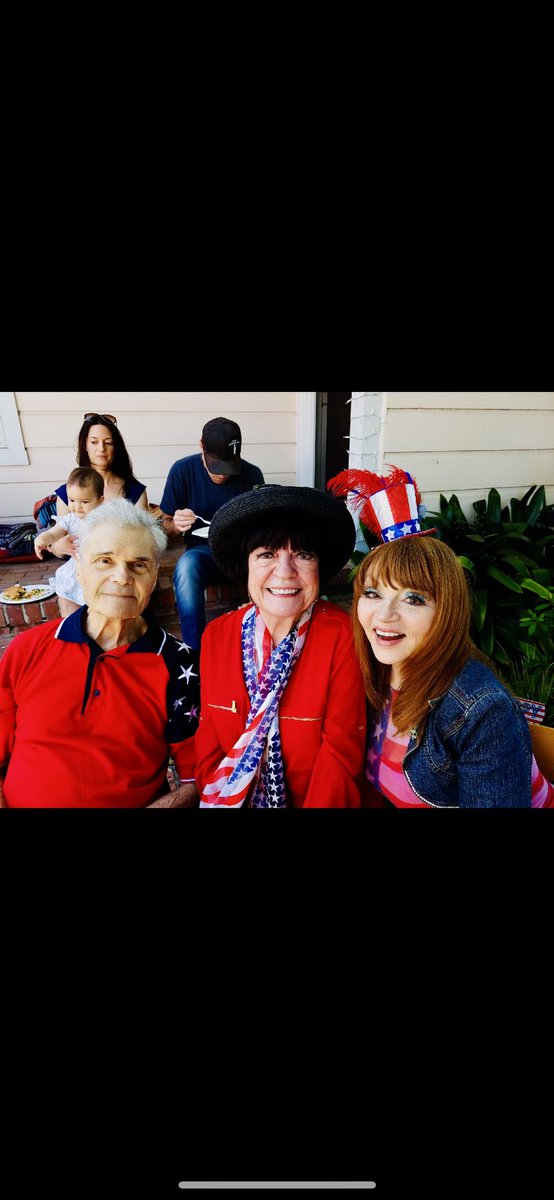 Throwback Thursday 2017: Judy hugs it up with Comedy Icons Fred Willard & Joann Worley at an early 4th of July party! Just love these two!  #ItCouldHappen #Early #FourthOfJuly #ComedyIcons #Party #Judyism