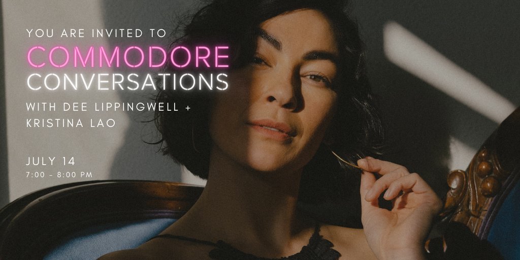 Looking forward to an invigorating conversation with <a href="/DeeLippingwell/">Dee Lippingwell</a> on July 14th on Zoom, for <a href="/800granvillest/">800granvillestreet</a> conversations about the Commodore Ballroom. Register here: 800granville.com