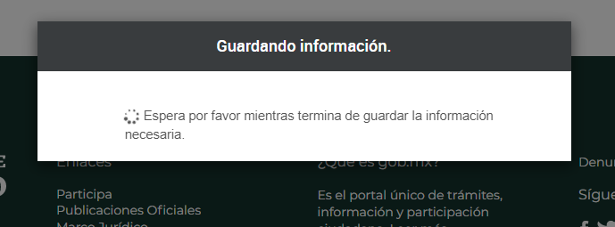 emedranog's tweet photo. @SATMX  Así se queda eternamente y de repente o cierra la sesión o vuelve a marcar error https://t.co/YWFeMaxvF0