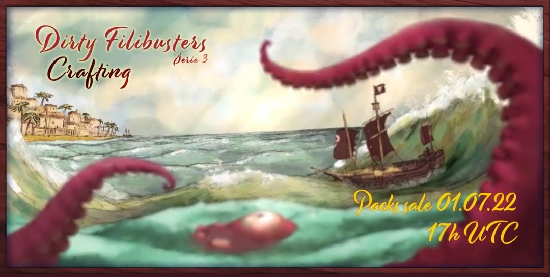 🦜 Tomorrow 17 UTC <a href="/wax_comics/">waxcomics</a> drops Filibuster 3

🔥 We #Giveaways 300 #NFT characters for the craft system need to create your own custom filibuster! 

👀 To qualify for the airdrop check the requirements on our wax.exitlimbo.com/discord