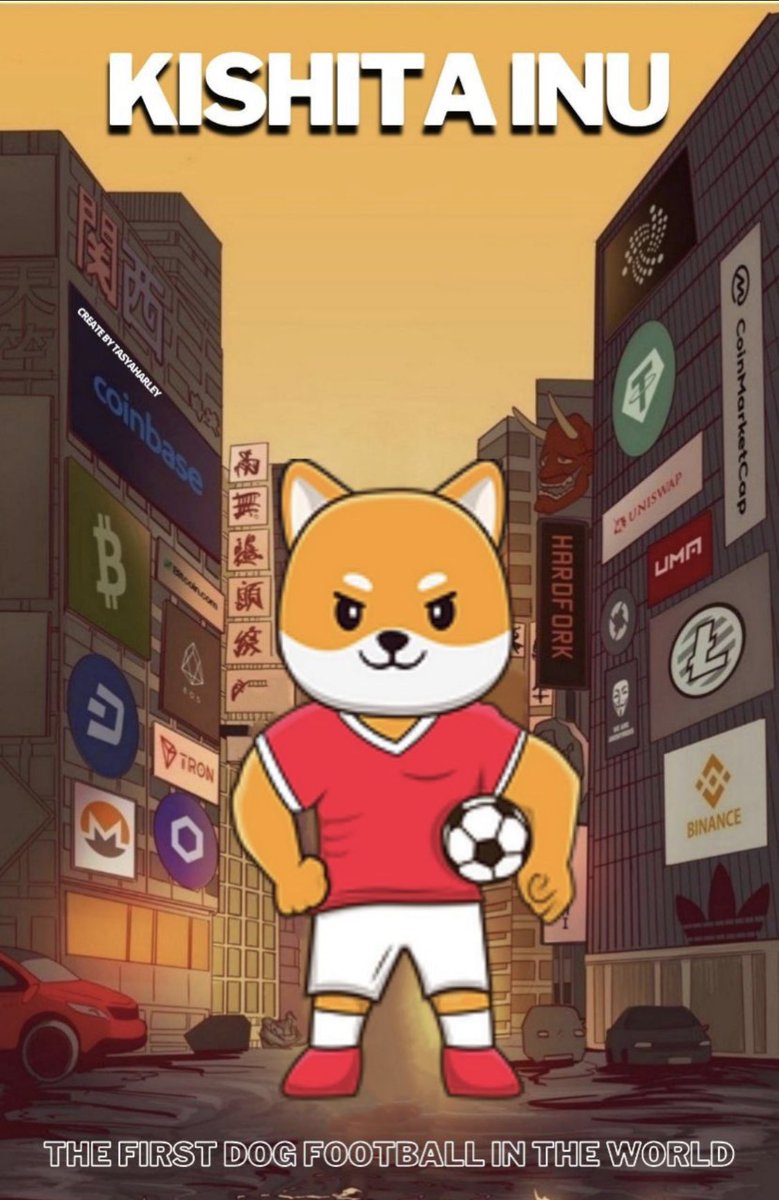 🔰 Name : #KishitaInu Just listed today
🥞Pancake swap address:

pancakeswap.finance/swap?outputCur…

🔒 Liqudity locked 
💎 Huge Potential
💰 Amazing Marketing Plans
⚽ Soccer World Cup FOMO 
💩 Poocoin address

poocoin.app/tokens/0x79243…

#BSC #BSCGems #Bscgem #Shiba #babydoge