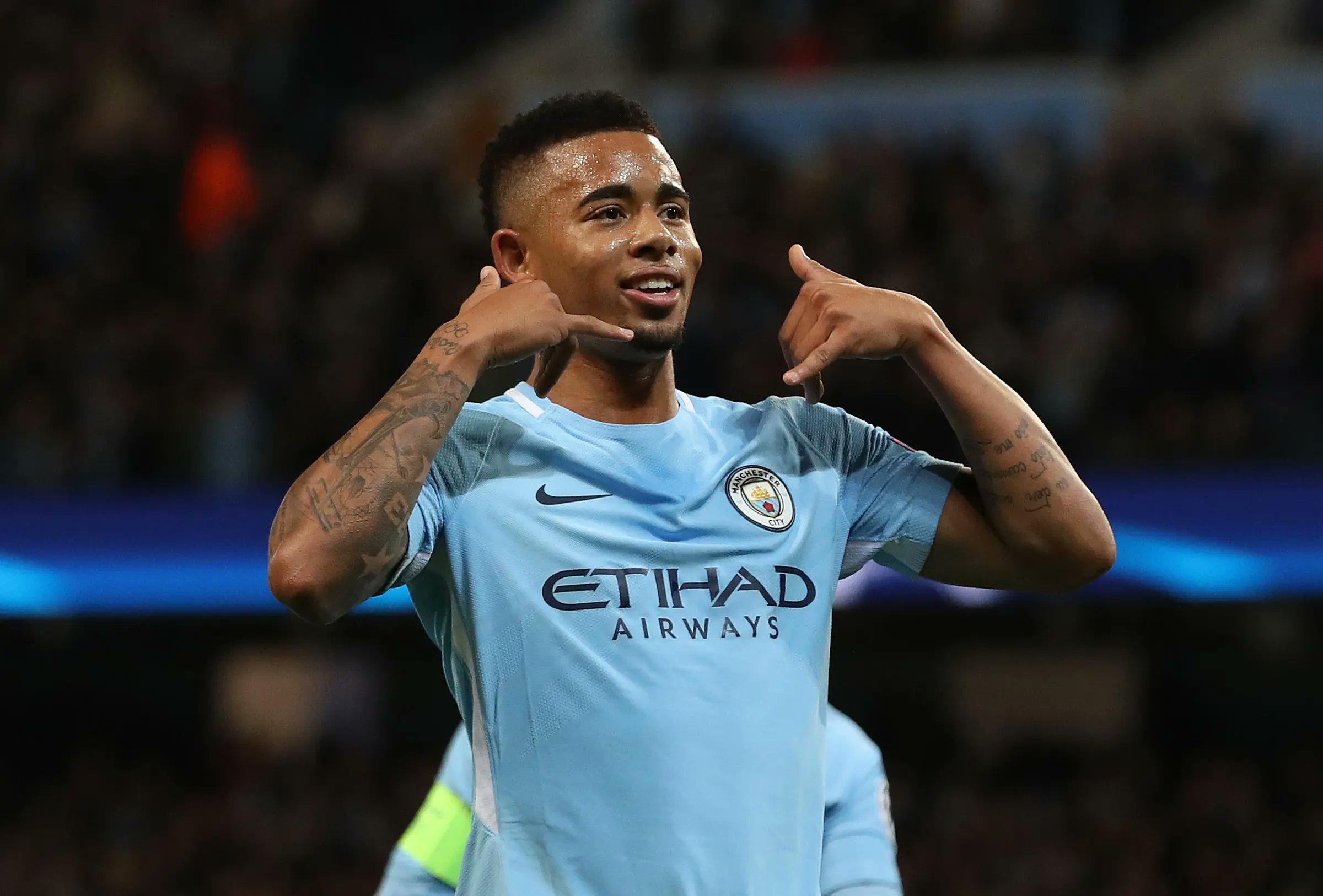 Dailyafc Gabriel Jesus On His Celebration When I Pick Up The Phone It Is In Honour Of My Mother And Our Struggle But It Is Also In Honour