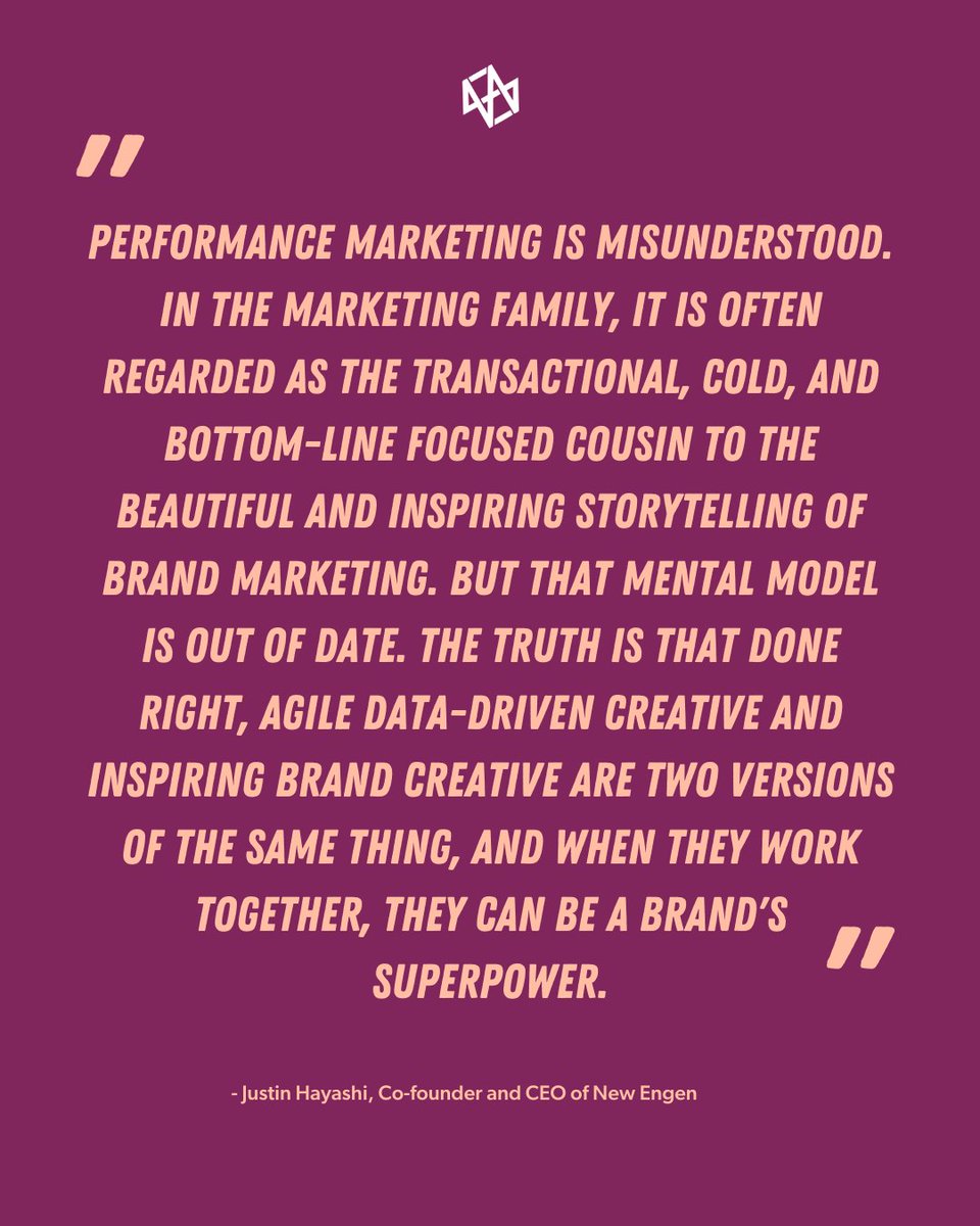 #Agilecreative is a brand imperative - and the 🔑 to better ROI. We're excited to share that <a href="/ANAmarketers/">The ANA</a> released an article featuring CEO of New Engen, Justin Hayashi.🎉

Read the full article now: bit.ly/ana-ne-article
#digitalmarketingstrategy #adcreative #companyspotlight