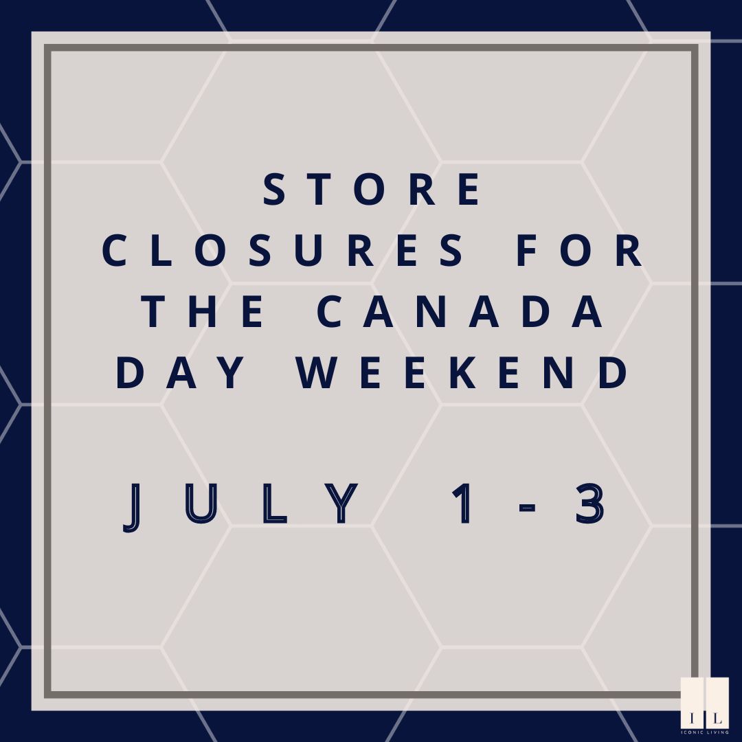 Iconiclivinginc's tweet photo. Because of Canada Day and the first summer weekend, our showroom will be closed. Hope you all have a good weekend and see you when we open up again on Tuesday!
.
#homeideas #interiordesign #decoration #home #decor #furniture #homedecor #modernliving #Iconicliving #shopoakville https://t.co/wa4WU6Cyuy