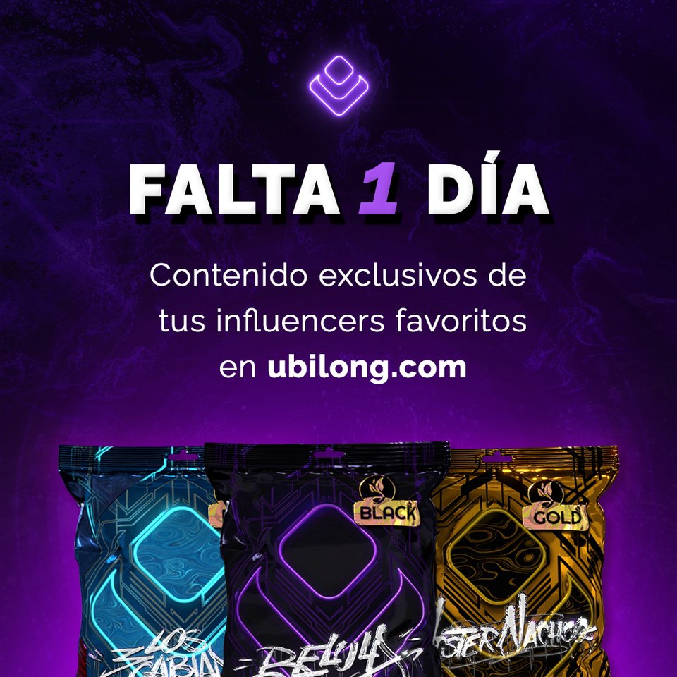 📆 ¡Falta 1 dia! 🚀

Mañana a las 8 PM (GMT-3) se publican las primeras 4 colecciones de <a href="/bgiulietti/">Emile Cann</a>, <a href="/MNachota/">Ignacio Valoretti (Mrnacho)</a>, <a href="/los3cabiados/">Los 3 Cabiados</a>... y una partner sorpresa!

Somos la nueva herramienta de donaciones donde recibís coleccionables a cambio de tu apoyo! 
+info en Ubilong.com