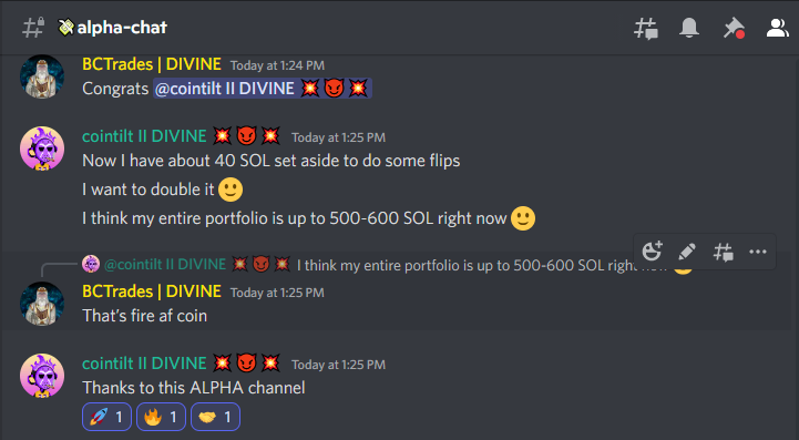 WarsomeWizards's tweet photo. Shout out to our community member @cointilt!
Coin has been killing it everyday since pre-mint in the Warsome Alpha Chat. Love seeing community members and alpha chat thriving even in this bearish market.
#Warsome #Alpha #SOL #ETH #nearNFTs #SolanaNFT #NFTCommunity https://t.co/ggdIyC4Erl