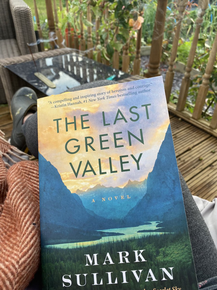 mrs_sreid's tweet image. Sitting in the garden at 10pm acting like it’s already the holidays. It’s SUCH a beautiful night. I’ve made a start on our DGS Staff Book Club pick: ‘The Last Green Valley’ by Mark Sullivan. First meeting is Aug 18th &amp;amp; everyone’s welcome.Drop me an email if you fancy joining in☺️