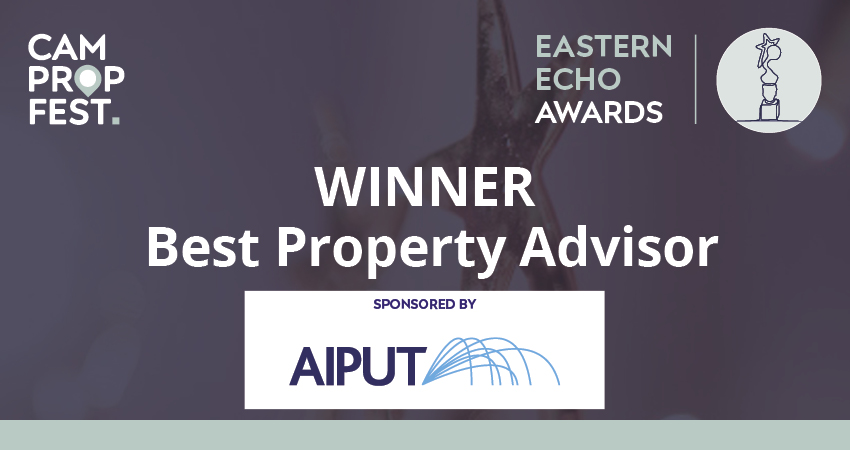 And the WINNER is... <a href="/Bidwells/">Bidwells</a> 

Highly Commended: <a href="/CarterJonas/">Carter Jonas</a>, <a href="/Savills/">Savills</a> 

Sponsored by AIPUT

#EasternEchoAwards #awards #EasternEcho #CamPropFest #Cambridge #HomertonCollege
