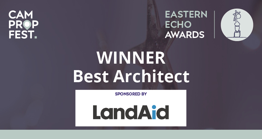 And the WINNER IS... Saunders Boston Architects 

Highly commended: <a href="/tcnuk/">TCN</a> 

Sponsored by <a href="/LandAid/">LandAid</a> 

#EasternEchoAwards #awards #EasternEcho #CamPropFest #Cambridge #HomertonCollege