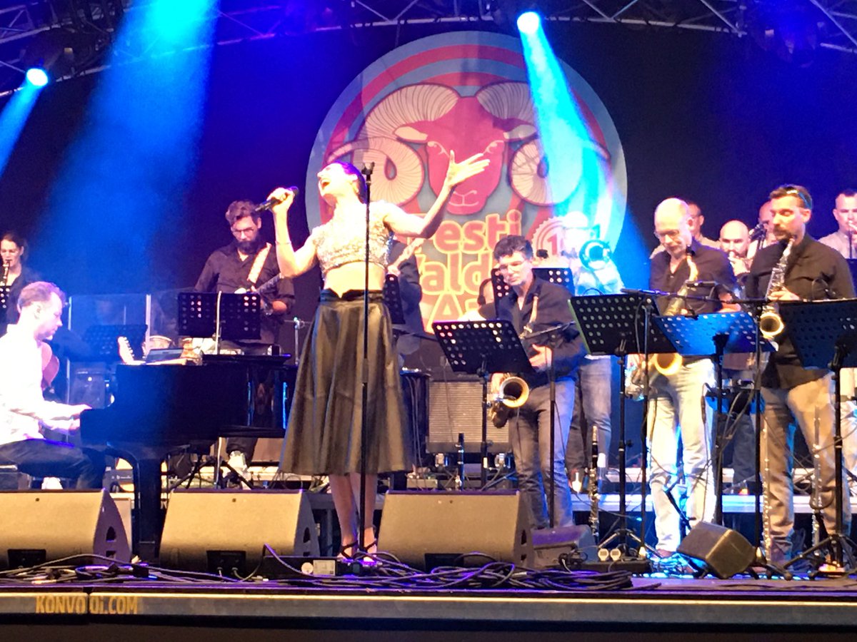 datehoiting's tweet photo. Wat een fantastische ode aan de #streektaal van het @Noordpoolorkest vanavond. Dansen op de Grens in #Zuidlaren bij het @FestiValderAa. Top! https://t.co/LhucoGE5qk