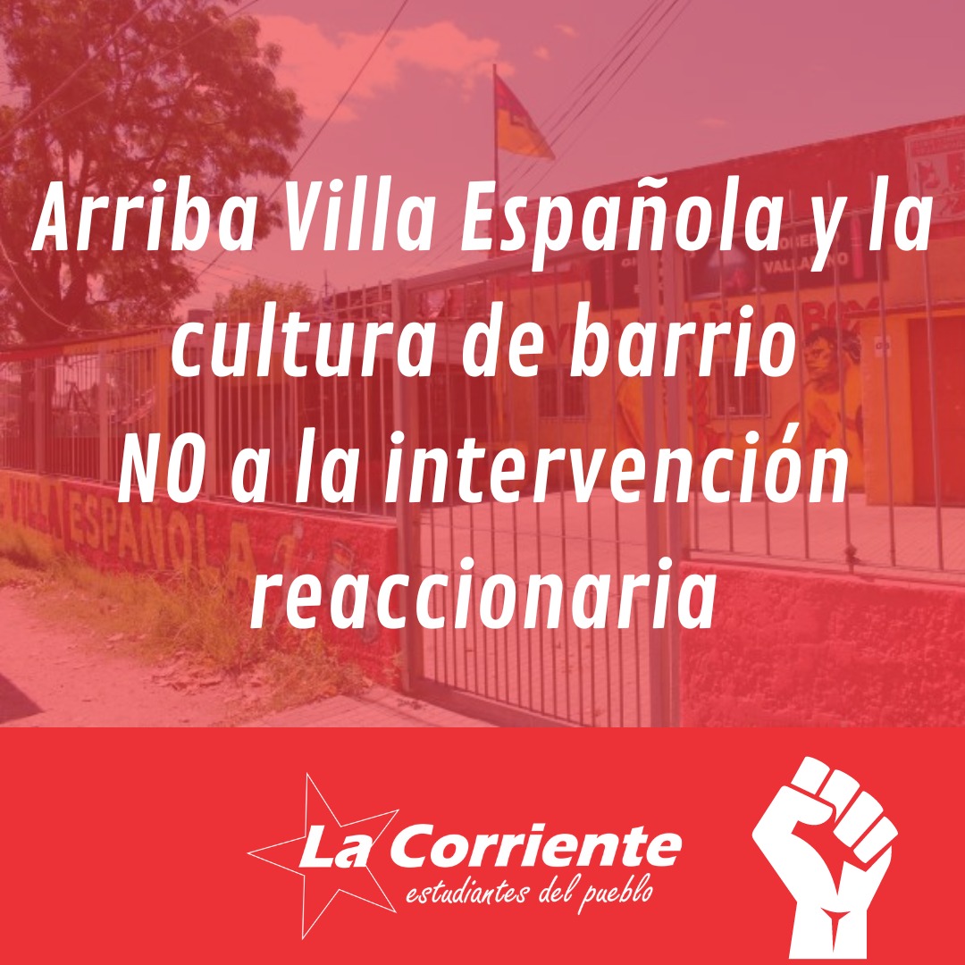 🧡❤️ Solidaridad con <a href="/VillaEspOficial/">Villa Española</a>

✊Arriba el compromiso con los derechos humanos y la cultura de barrio. Abajo los reaccionarios que persiguen, amenazan e intervienen.