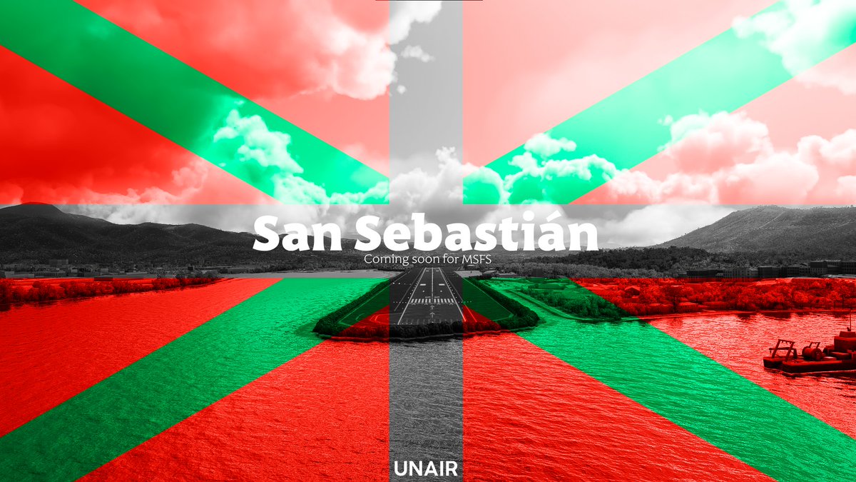 San Sebastián (LESO) coming soon for Microsoft Flight Simulator 🛩️ by UnAir✈️