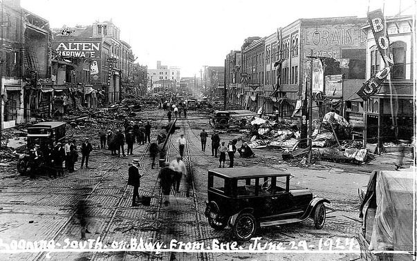 LHScarnegie's tweet photo. This week marks the 98th anniversary of the Lorain Tornado. We encourage you to visit the different stops along “The Lorain Tornado Tour” that we created through https://t.co/FaX2tNpbrL and hear stories of those who remember the events from June 28, 1924.

https://t.co/bqtsxlcaX3 https://t.co/O1jf1fwPla