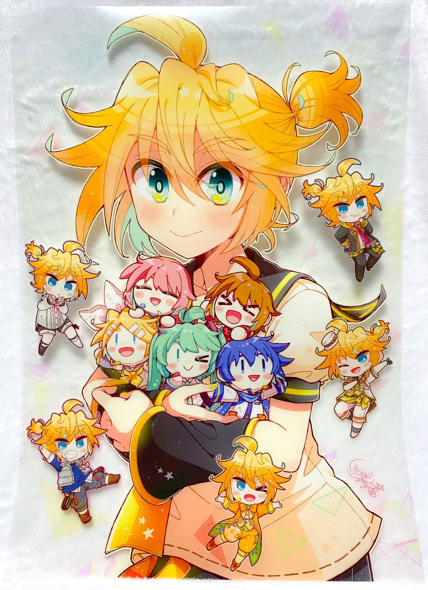 続き(2/3) ▫️プロセカレンくんメインのA3クリアポスター 500円