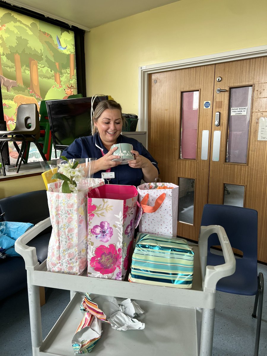 Today we said goodbye to our fabulous ward manager, i speak for everyone when i say you have transformed D35 for the better &amp; we cannot thank you enough! You will be SO missed but our loss is Paeds ED’s gain! Go be amazing ❤️❤️ <a href="/leannevikki85/">leanne</a> <a href="/nottmchildrens/">Nottingham Children’s Hospital and NNU</a>