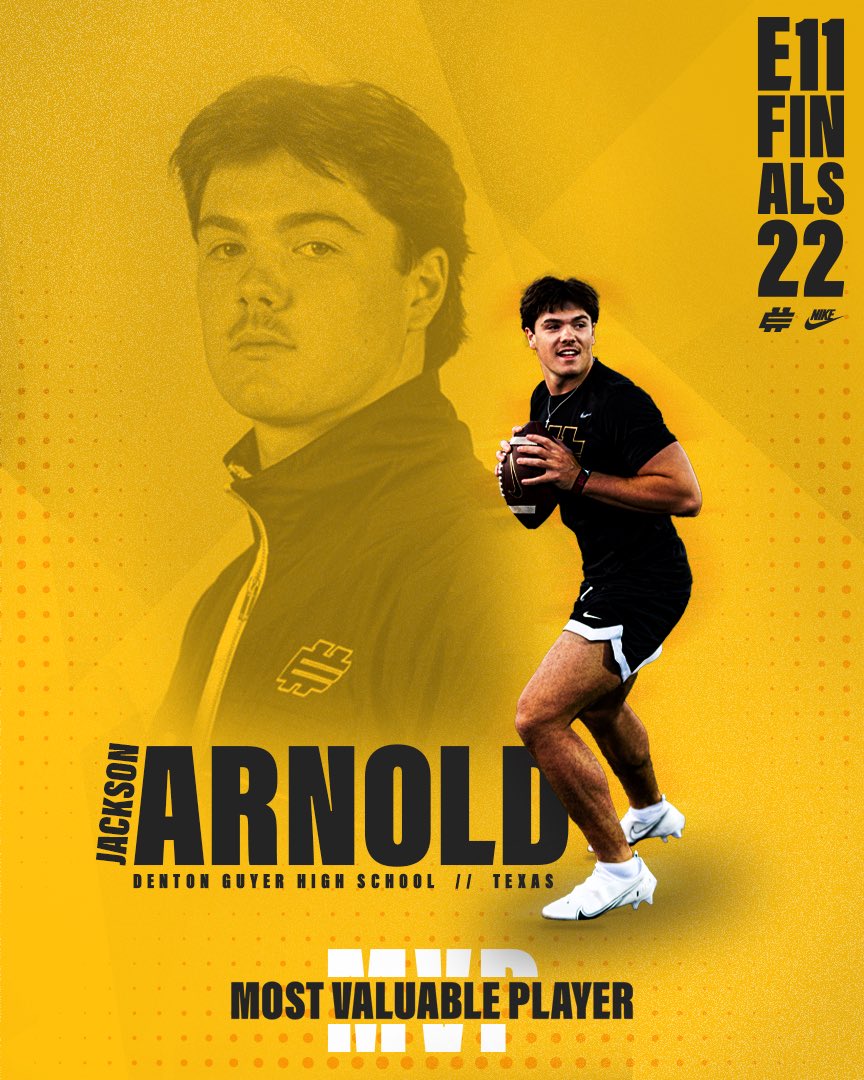 The 2022 𝐄𝐥𝐢𝐭𝐞 𝟏𝟏 𝐌𝐕𝐏, @_JacksonArnold_!