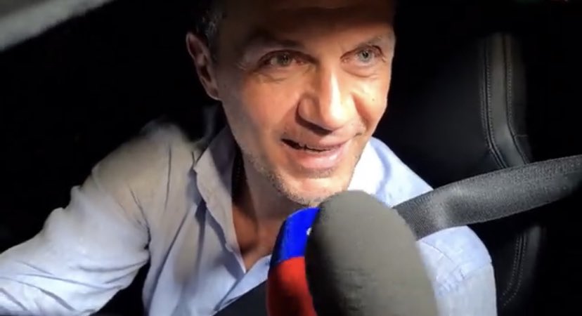 The face of a man who had all four aces in his hand from the beginning.

Now let's get down to business.

#milan #maldini