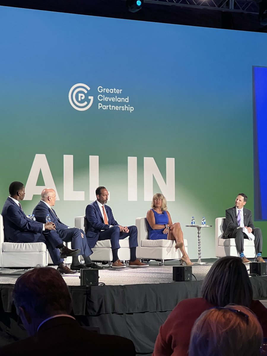 ⁦<a href="/GCPartnership/">Follow GCP @GreaterCLE</a>⁩ #allin mtg.  CLE Exec Sr leaders from ⁦<a href="/Browns/">Cleveland Browns</a>⁩ ⁦<a href="/SherwinWilliams/">Sherwin-Williams</a>⁩ ⁦<a href="/BedrockDetroit/">Bedrock</a>⁩ ⁦<a href="/cavs/">Cleveland Cavaliers</a>⁩ ⁦<a href="/CityofCleveland/">City of Cleveland</a>⁩ discussing economic development to revitalize @CLE to drive progress, diversity, inclusion and access to all.