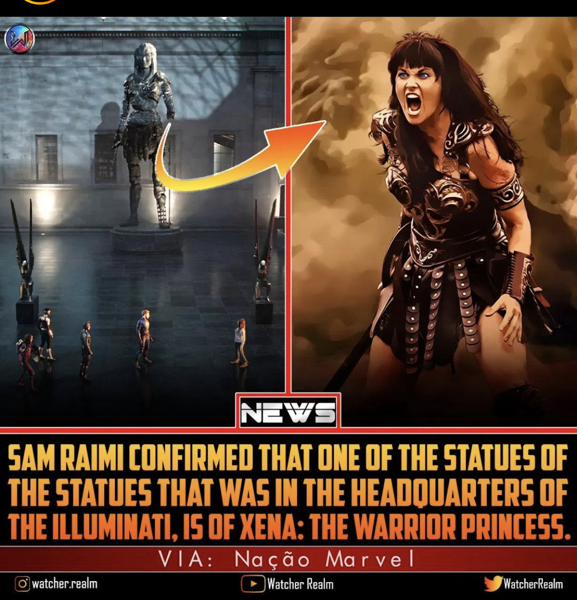 RealLucyLawless's tweet image. OHMIGOSH. Then this happened! ⁦@DrStrange⁩ #Xena #homeWithCovid #Surprise!