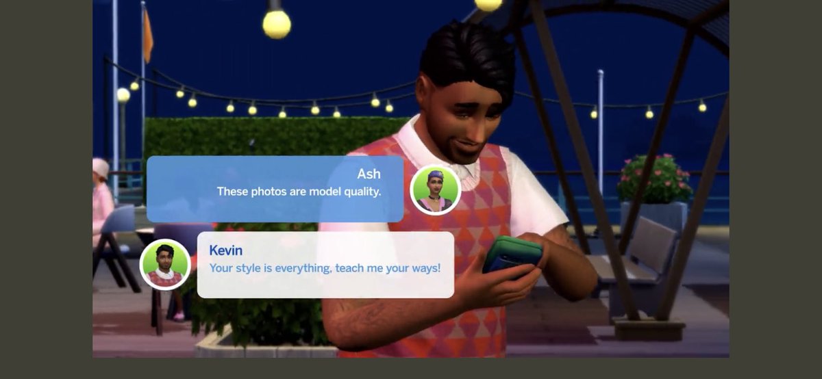 saraphineit's tweet photo. Ooh what are these? Are we getting actual texts and a real social media feed?? #TheSims4HighSchoolYears https://t.co/2K9YbZAenO