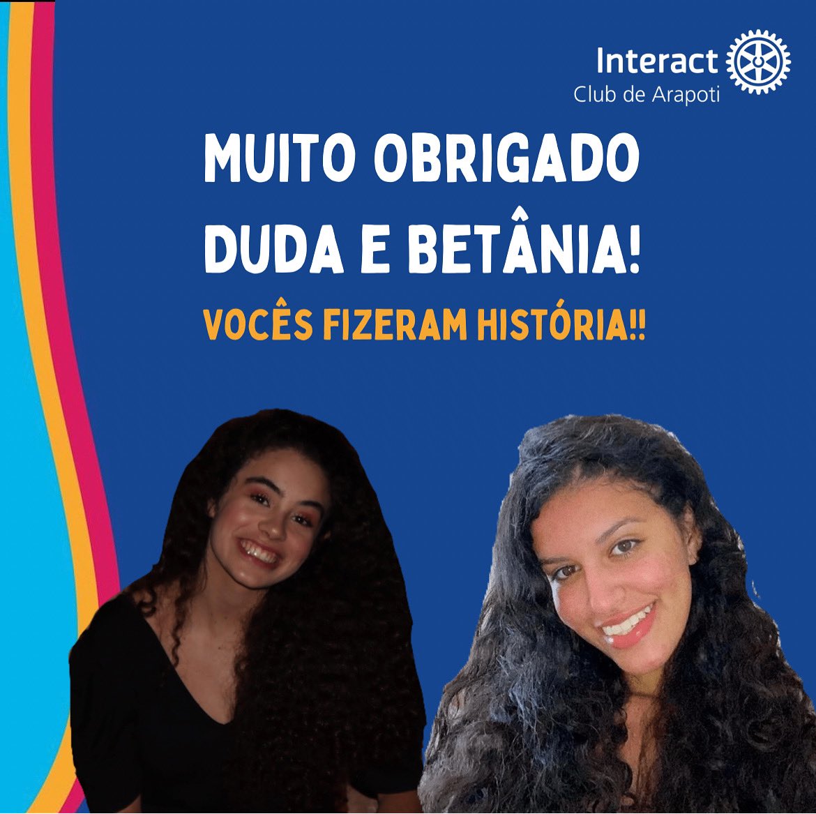 ic_arapoti's tweet photo. Hoje nos despedimos de duas companheiras muito importantes para a história de nosso clube. Muito obrigado Duda e Beta! 💙 Sentiremos saudades! @dudanhaia @BetaRamos12 https://t.co/h4bnZbMcjk