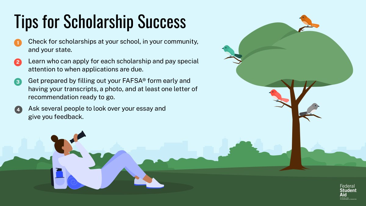 Are you on the lookout for scholarships? 🔍 Keep these helpful tips in mind!