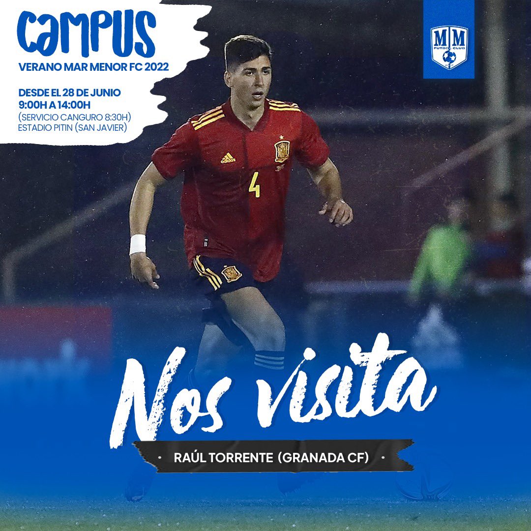 mmfc_cantera's tweet photo. #CAMPUS
🖇Mas visitas en nuestro #Campus.
💪 Nuestro canterano más importante #RaulTorrente del @GranadaCF ha sido el futbolista que ha participado en la dinámica de nuestro #Campus.
#CampusMarMenor https://t.co/1HI8ztsMJl