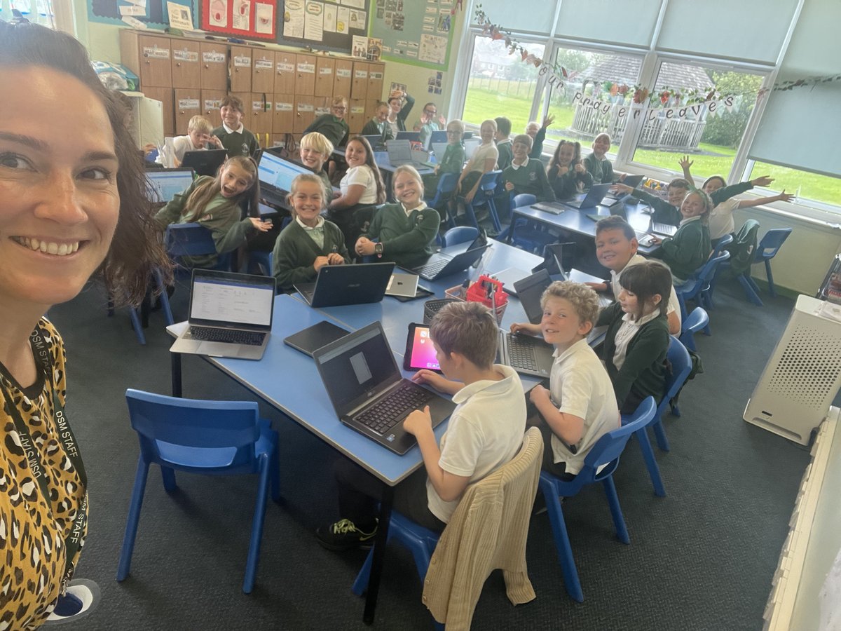hcccroskery's tweet photo. Working in Y4 this morning was lots of fun using our #chromebooks to access @Showbie  and complete some work on #GoogleClassroom. I am so proud of their independence and love for all things tech to showcase their super levels of genius! 🤩 @abarnardDSM @DaltonStMarys https://t.co/M7tLigBTja