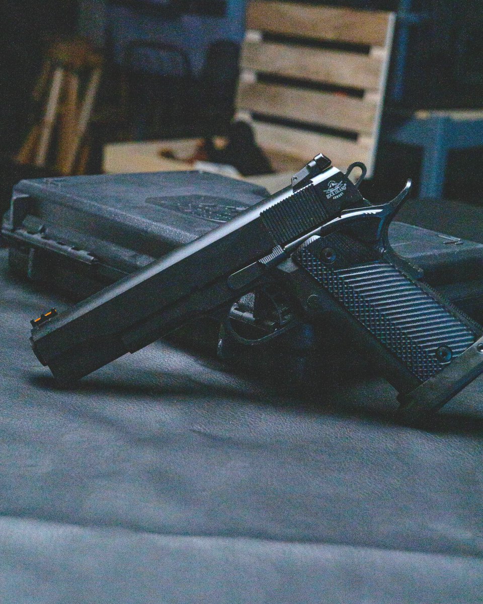 ArmscorRIA's tweet photo. Thanks to a smooth guide rod, the Rock Ultra FS 10MM is quick on the draw. How quick will you be to get one? #rockultra #pistol #quickdraw #armscor https://t.co/cwHnajZUYh