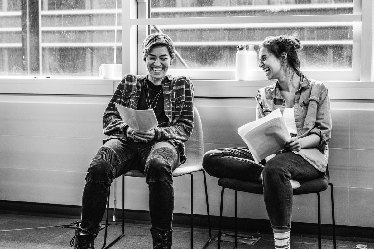 ✨FIRST LOOK INSIDE PENNYROYAL REHEARSALS✨ Featuring the very photogenic @lucyroslyn and @Madison_g_clare, Pennyroyal arrives at the @finborough on 12 July. More information and tickets: finboroughtheatre.co.uk/production/pen… 📸 @camharlephoto