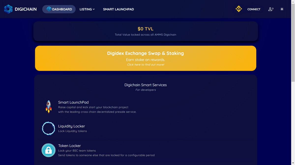 digichaincoin's tweet photo. Smart Launchpad is Live
visit : https://t.co/e7UgMvF81n
#SmartLaunchpad #Digichaincoin #Digichain
#BSC https://t.co/9t65vm5DUr