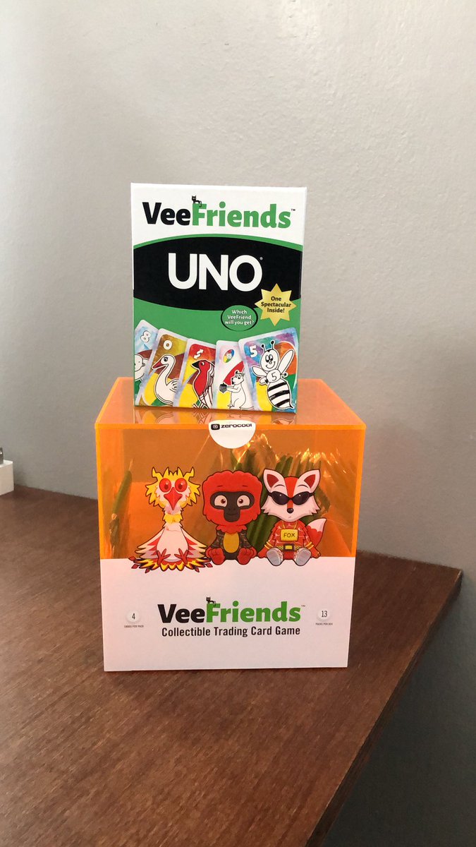 AbdaK_11's tweet photo. Just got my @veefriends trading cards and UNO!! Lets goo!! @garyvee https://t.co/a1Y4UU8zMN